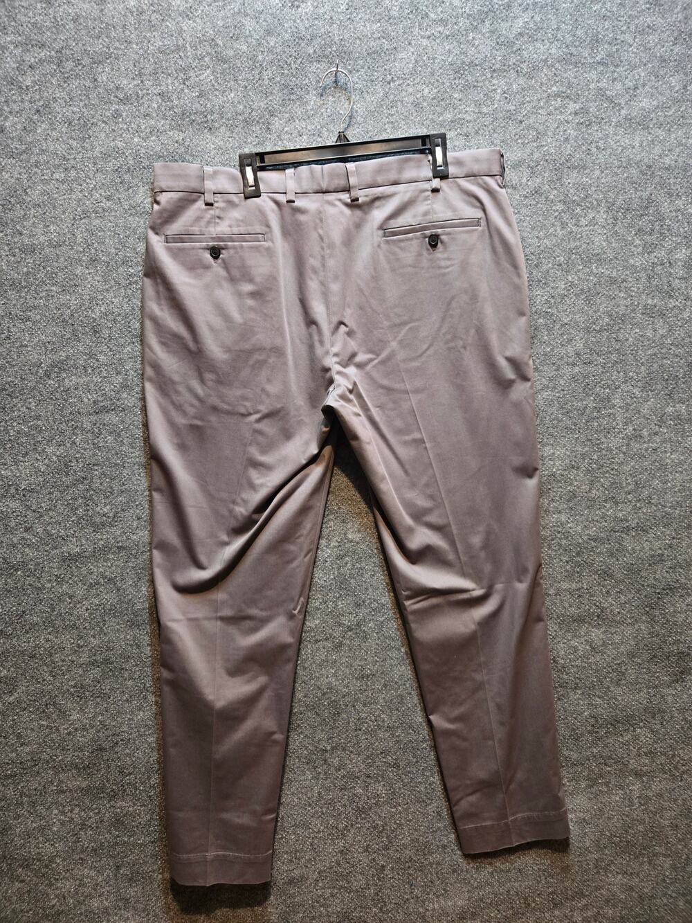 Brooks Brothers Advantage Chino Pants Dark Green Regular 40W x 32L Stretch